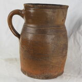 Pitcher in glazed earth - XIXth
