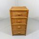 Rattan and wicker chest of drawers, 1970s