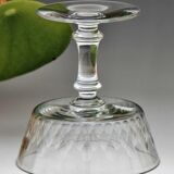 4 Baccarat crystal champagne glasses model Champigny Richelieu