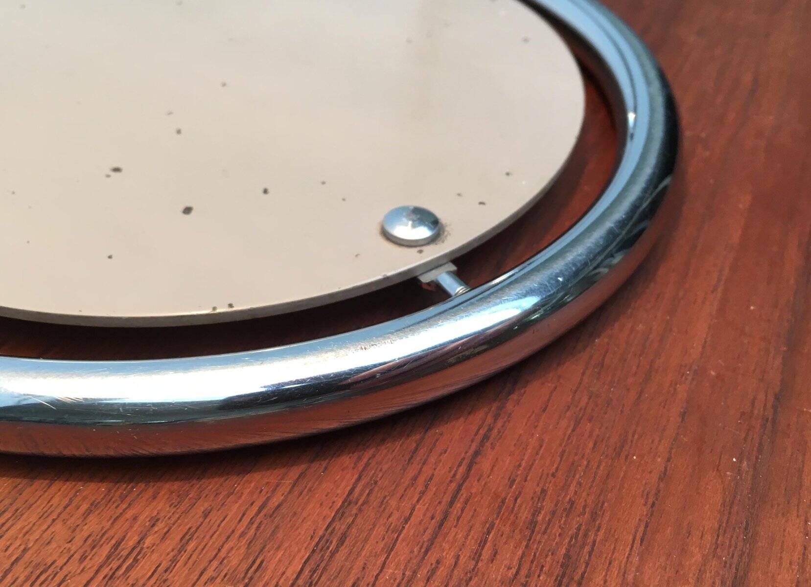 Mid-Century German table lamp model 6761 in metal by Christian Dell for Kaiser Leuchten, 1960s.