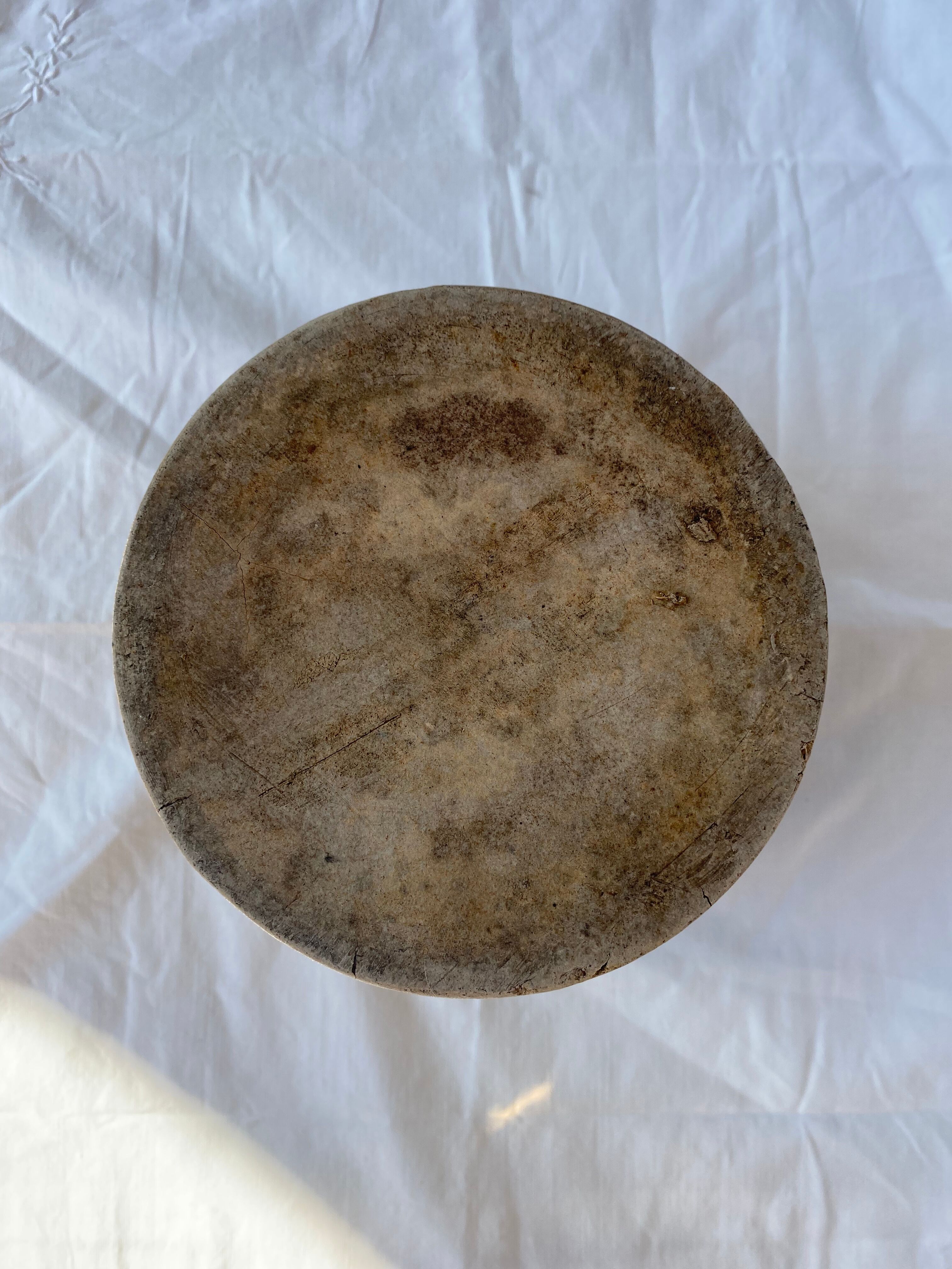 Glazed stoneware pot