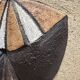 Abstract artist wall sculpture in sandstone. Denmark, 1980s.