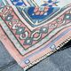 Powder Pink & Soft Blue Vintage Persian Rug, 166x209 Cm
