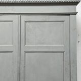 Antique painted wardrobe.