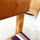 6 striped fabric chairs from the 1950s
