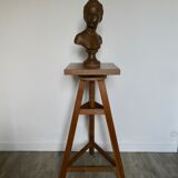 Oak sculptor's saddle, 1950s