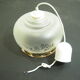 Vintage glass hanging lamp