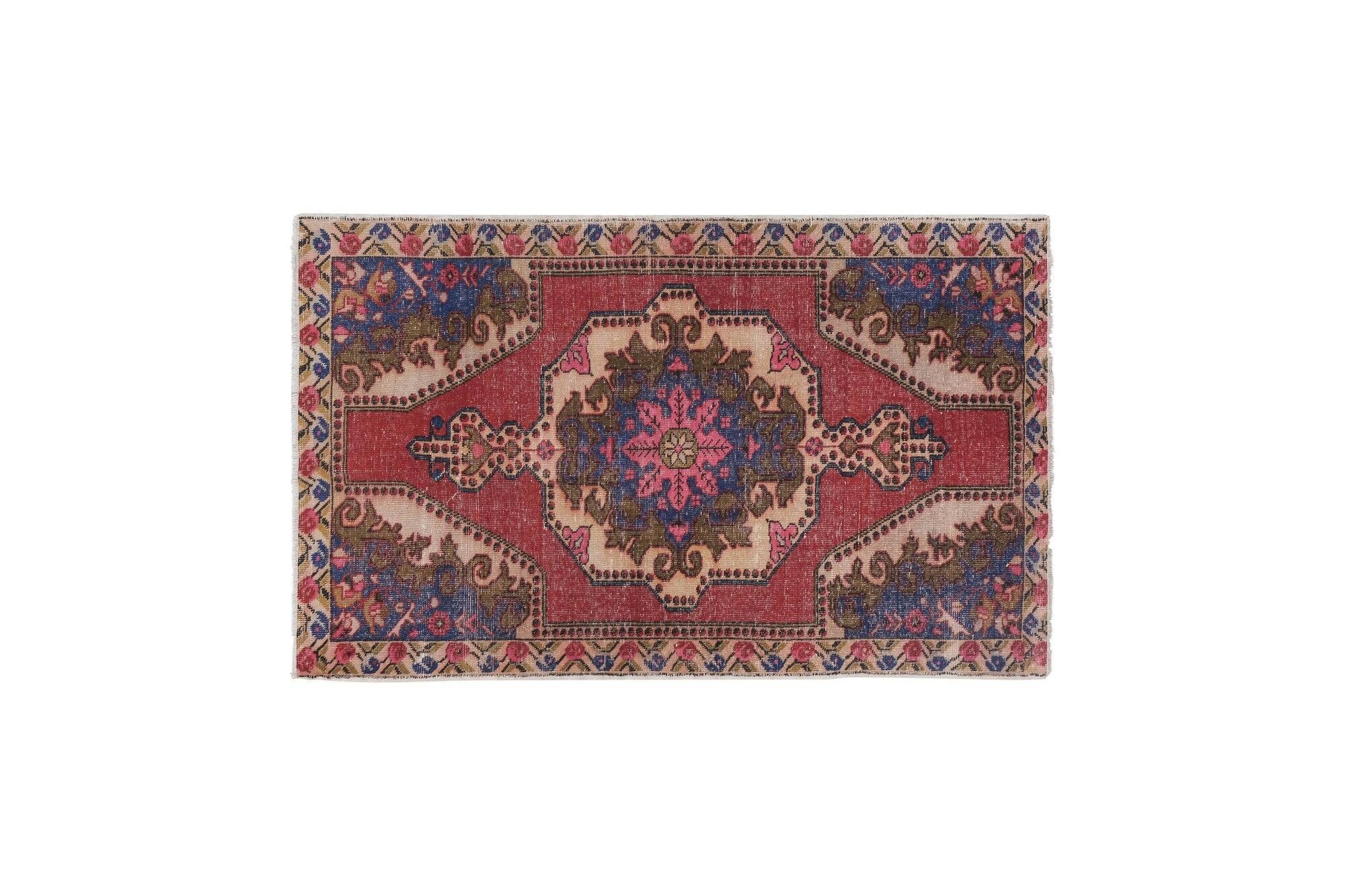 Vintage Turkish Oushak rug 135x220 cm