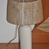 Vintage stoneware bottle lamp
