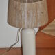 Lampe bouteille grès vintage
