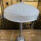 Art deco period lamp in chrome-plated steel