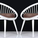 Pair of armchairs Scandinavian design chair, 60s