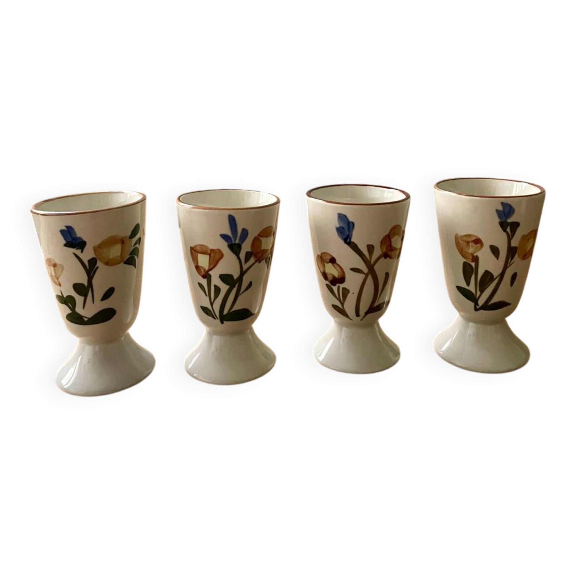 Vintage Ceramic Mazagrans - French Coffee Cups