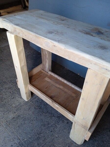 Established 100cm natural solid wood