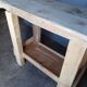 Established 100cm natural solid wood