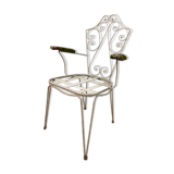 Vintage iron garden chair