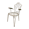 Chaise de jardin en fer vintage