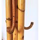 Porte-manteau perroquet en bambou vintage