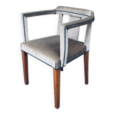 Boudoir Side Chair in Velvet, 1920s