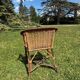 Vintage wicker armchair 1960