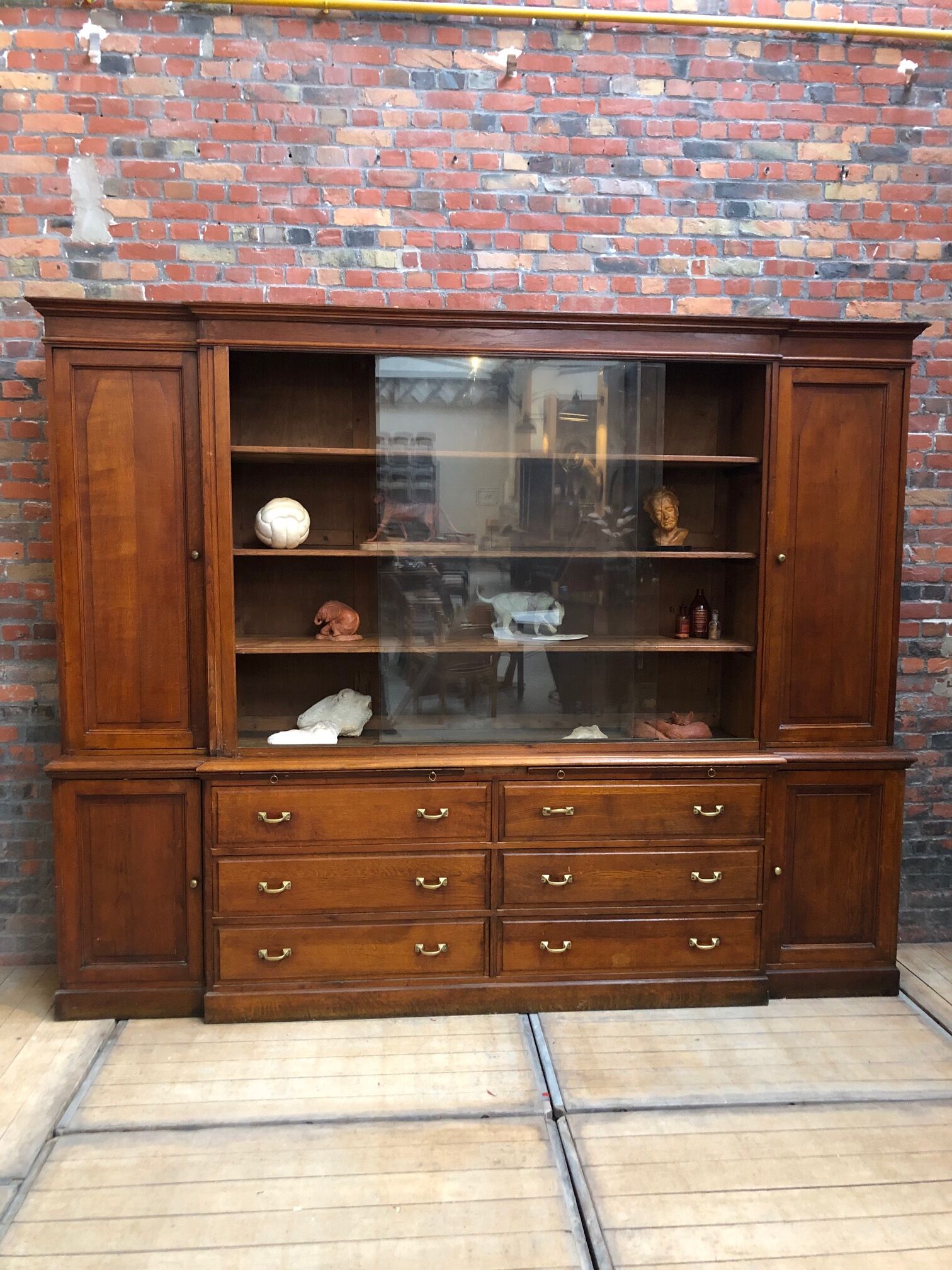 Former haberdashery in early twentieth oak furniture