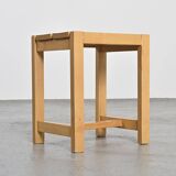 Bench and Stools in solid beech, circa 1980