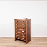 Solid wood chest of drawers, 1950s