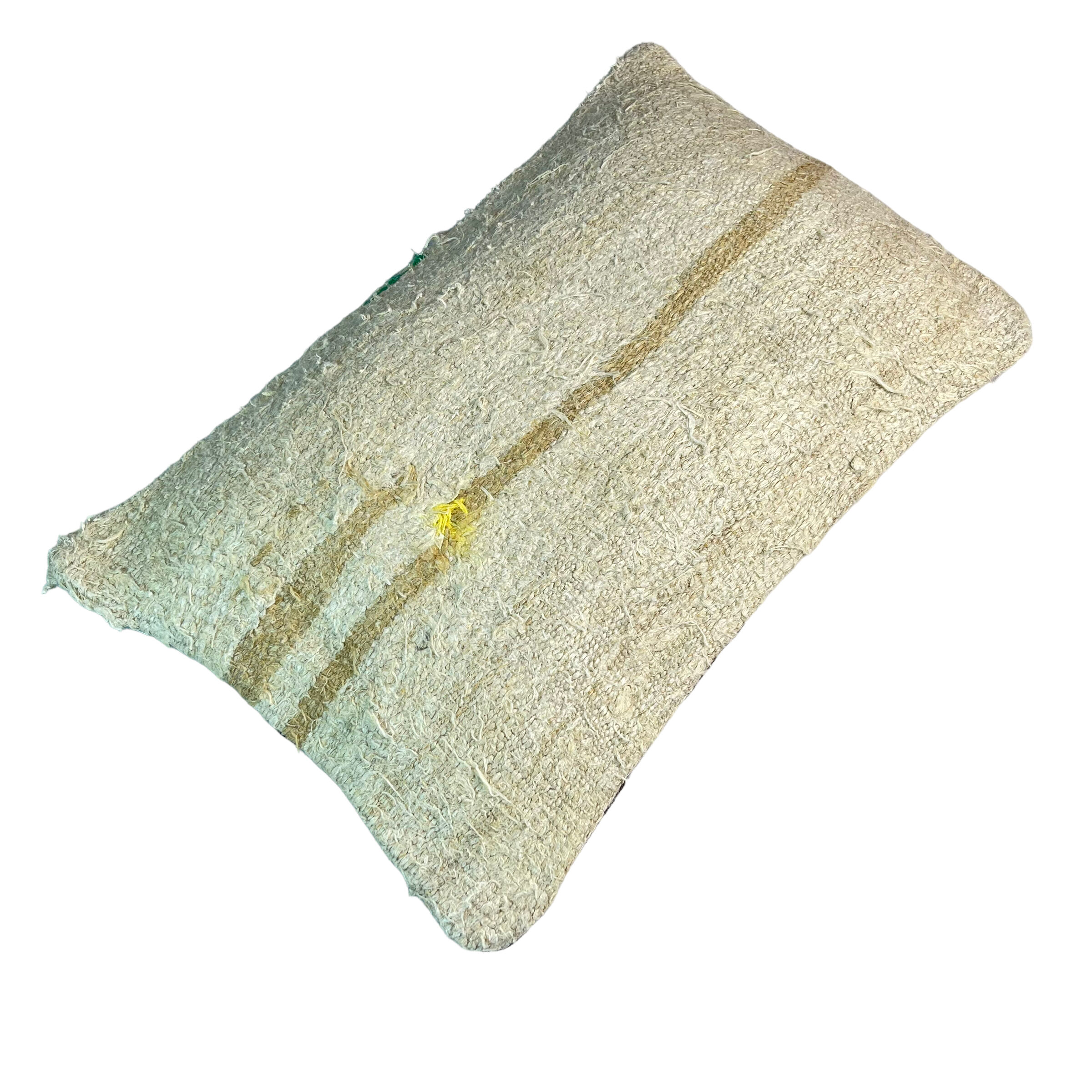 Housse de coussin kilim vintage turque faite à la main 30 x 50 cm
