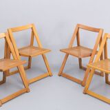 ZMG Thonet Beech wood Folding chairs 1950s