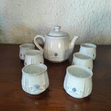 Vintage ceramic coffee set coffee maker with 6 cups