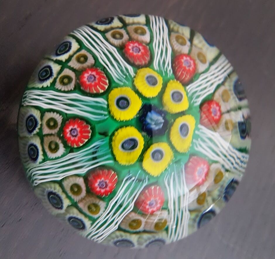 Boule de sulfure presse-papiers ancienne, accessoires bureau ou collections