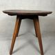 Vintage 'japandi' side table – oak