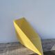 Yellow fabric pendant light 1990