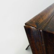 Very large Psyche Mirror in walnut wood. Orthodox bible mirror. 19th century. 53X63 cm - 20.86X24