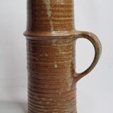 Pitcher in sandstone pyrity signed, years 60-70, 25 cm