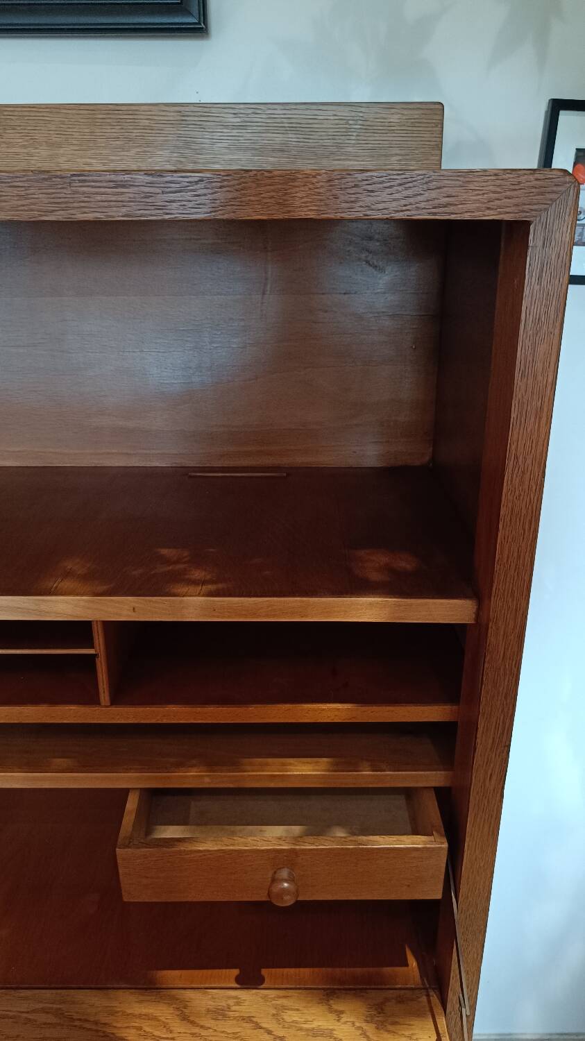 Secretary desk Amsterdam School Art Deco signed Eshuis & Co.