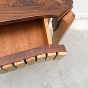 Art Deco console in different types of wood, France 1940