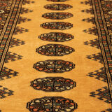 Tapis géométrique beige traditionnel 79x247cm