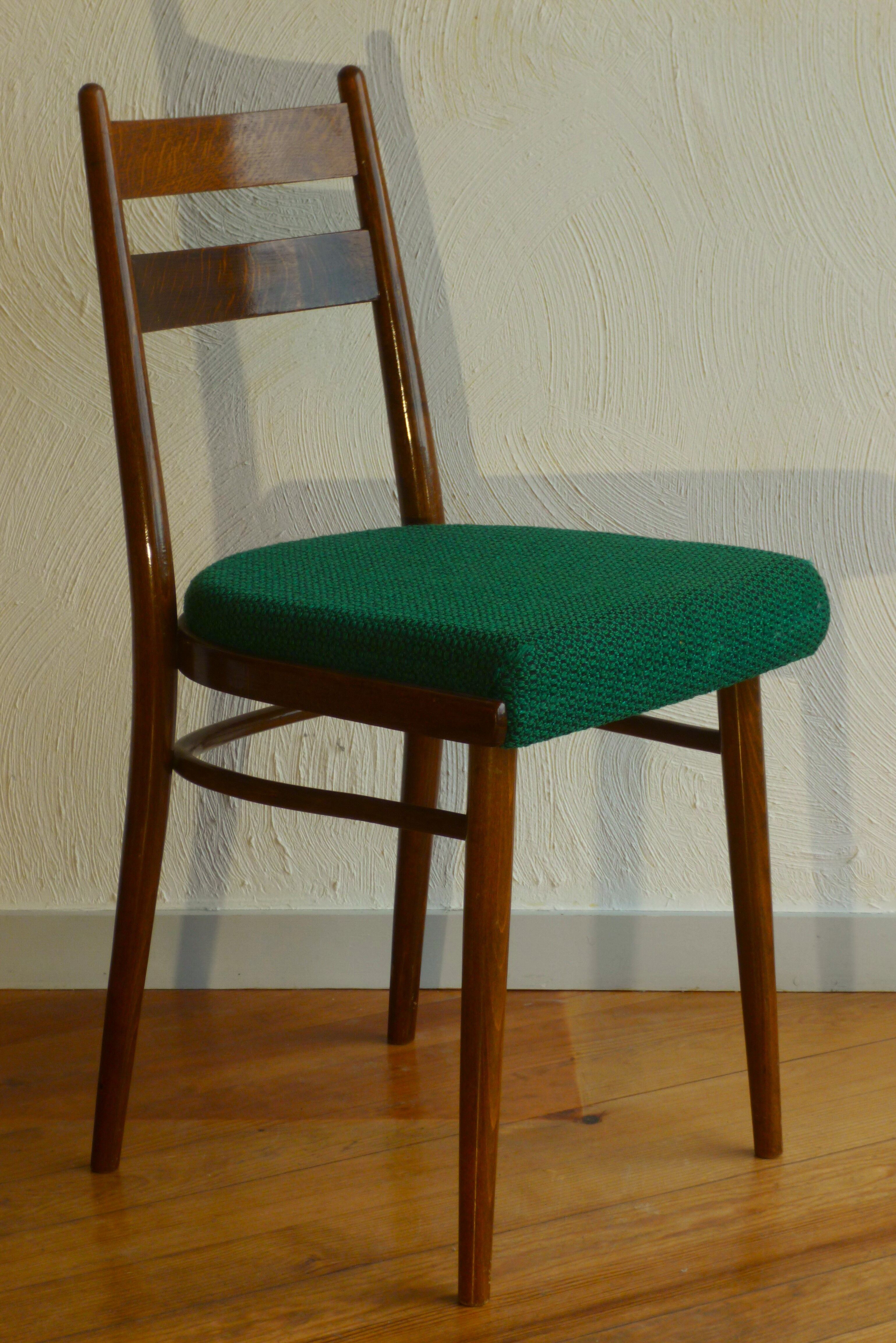 Set of 4 Czech chairs, 60s