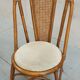 Bureau et chaise en bambou et rotin