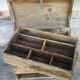 Tools box/antique nails years ago 30/40