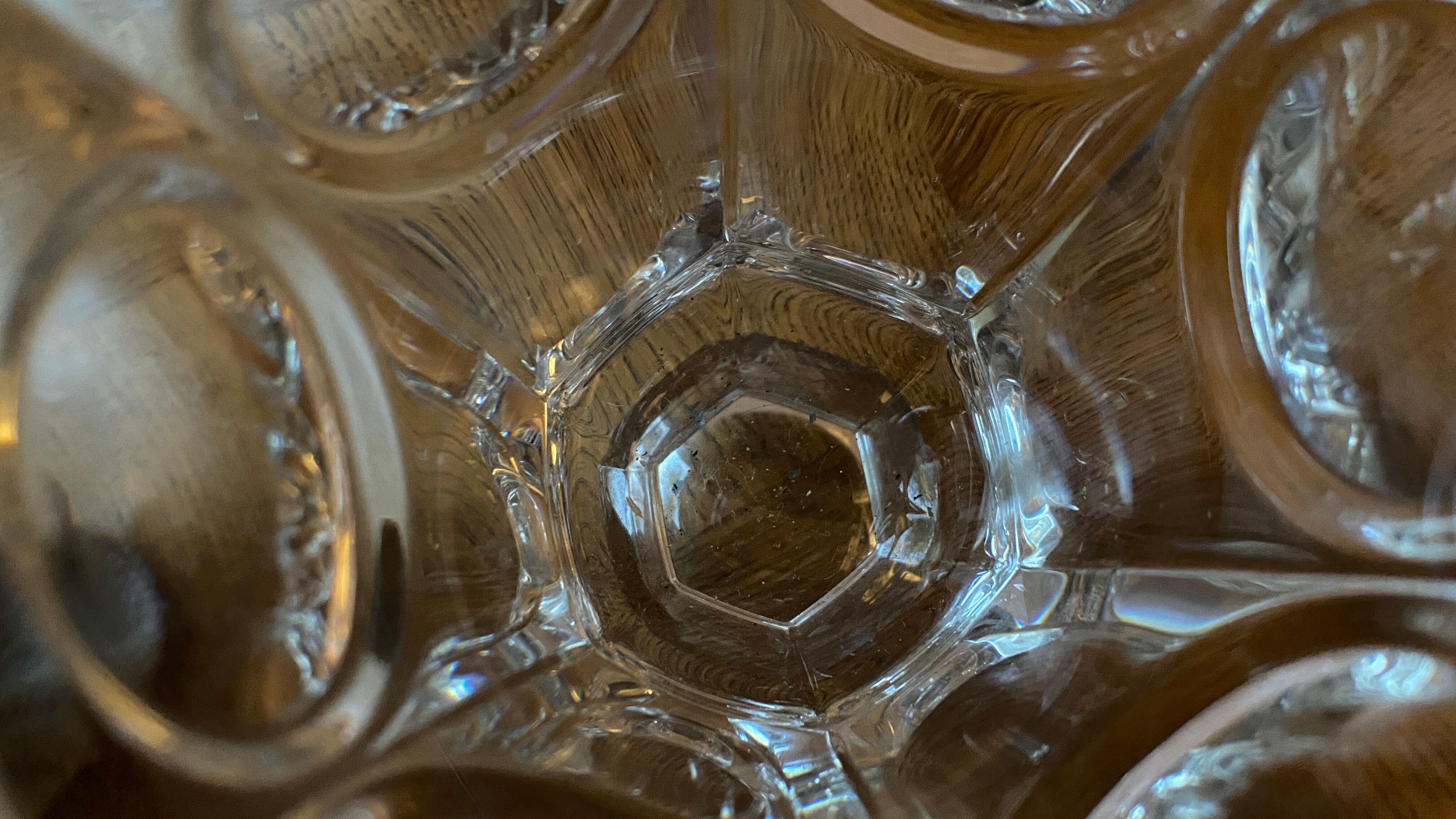 Ancient crystal glass Baccarat called Charles X