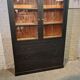 Former industrial library solid wood two glass doors and three drawers furniture trade