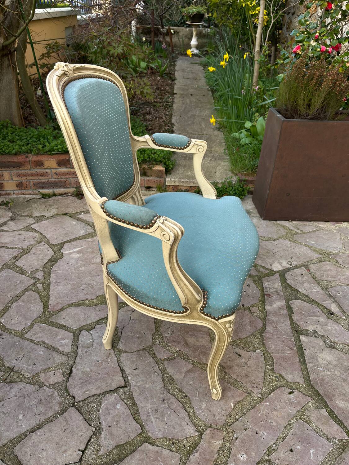Fauteuil cabriolet Louis XV