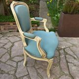 Louis XV convertible armchair