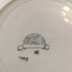 6 dinner plates + 1 dish - iron earth - "ennege" nouvelles galeries paris - vintage
