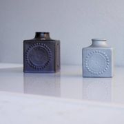 Mid-century Scandinavian modern art pottery vases in ceramic by Göran Andersson for Upsala Ekeby, Sweden, 1970s, set of 2