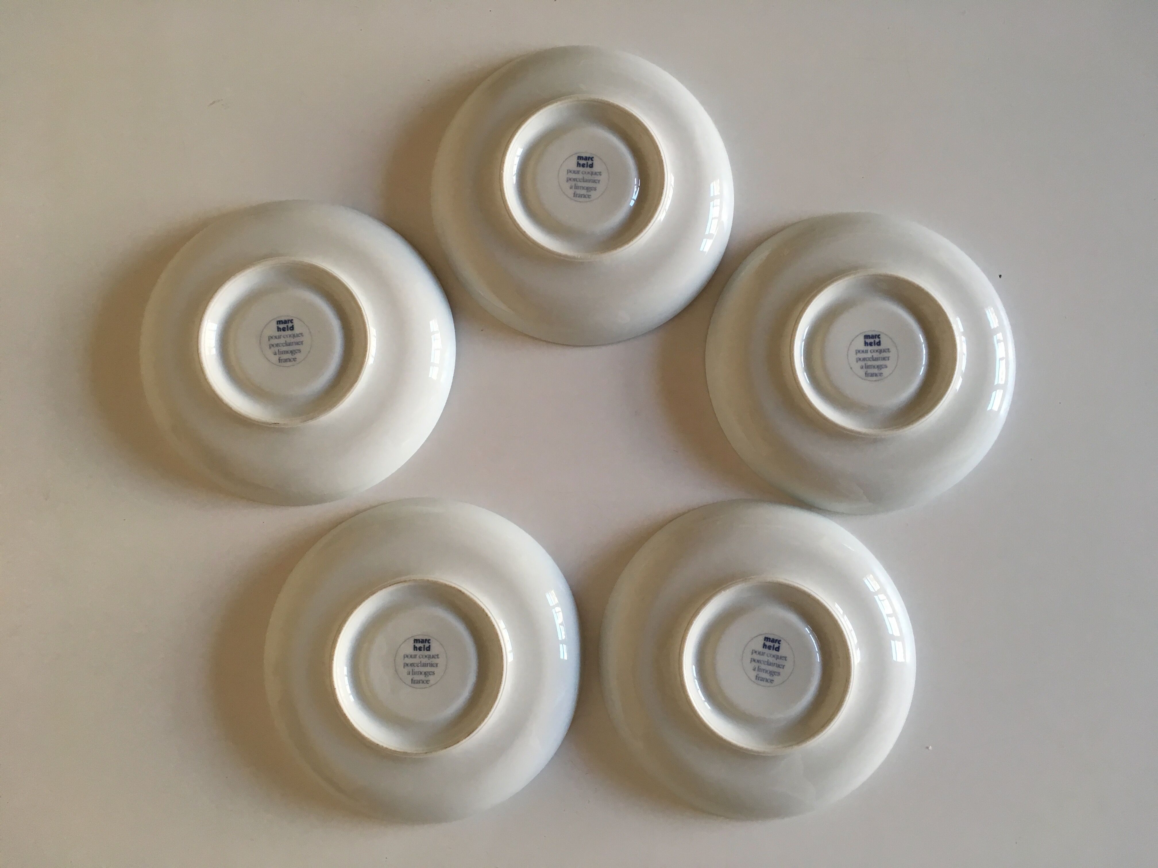 Set of plates Marc held for Coquet 1970/1973