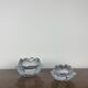 "Lotus" glass candle holder by Holmegaard, Danmark, 1970