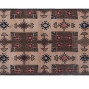 Vintage Turkish rug from Oushak, handwoven 138x244 cm